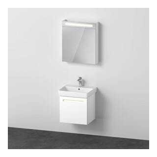 Duravit Möbel-Set No. 1 55cm, Anschlag links, Weiß Matt