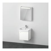 Duravit Möbel-Set No. 1 55cm, Anschlag links, Weiß Matt