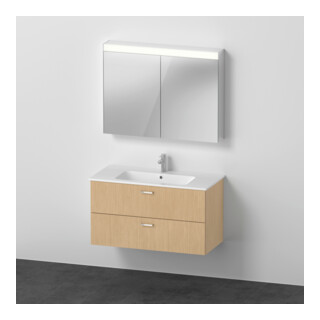 Duravit Möbel-Set XBase 103cm, Eiche natur