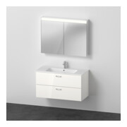 Duravit Möbel-Set XBase 103x49cm, WT, WTU 2 SchKa., Spanplattenschraube, we. gl-3
