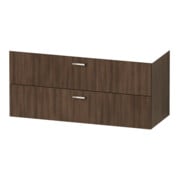 Duravit Möbel-Set XBase 123cm, Nussbaum dunkel