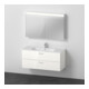 Duravit Möbel-Set XBase 123cm, Nussbaum dunkel