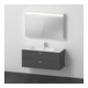 Duravit Möbel-Set XBase 123x49cm, WT, WTU 2 SBK, Spanplattenschraube, graph ma-1