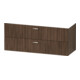 Duravit Möbel-Set XBase 130cm, Nussbaum dunkel-1
