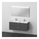 Duravit Möbel-Set XBase 130x49cm, WT, WTU 2 HL/SK, Sp., graph ma-1