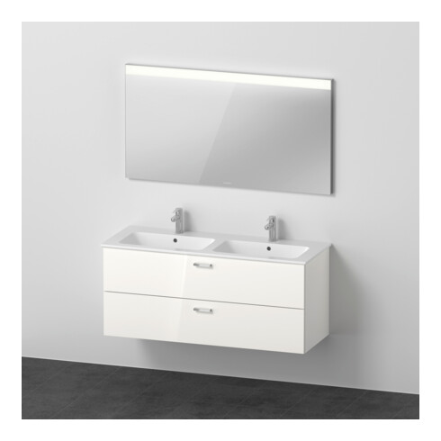 Duravit Möbel-Set XBase 130x49cm, WT, WTU 2 HL/SK, Sp., we. gl