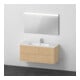 Duravit Möbel-Set XBase 2 Schubkästen, 123cm, Eiche natur-1