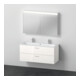 Duravit Möbel-Set XBase 40x28,8cm, WT 2HL, WTU 2 SBK, Spanplattenschraube, w gl-1