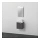 Duravit Möbel-Set XBase 43cm, 1 Tür, Anschl links, graphit matt-1