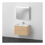 Duravit Möbel-Set XBase 83cm, Eiche natur