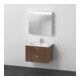 Duravit Möbel-Set XBase 83cm, Nussbaum dunkel-1