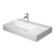 Duravit Möbelwaschtisch asy geschli. DuraSquare 80x47cm, o Ü, m HLB, Beck. li, o. HL, we-1