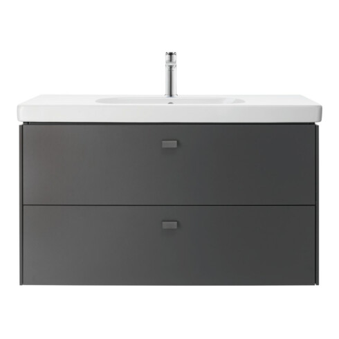 Duravit Möbelwaschtisch D-Code 105x48cm, m Hahnl., ÜL, Hahnloch, weiß