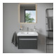 Duravit Möbelwaschtisch D-Code 65x48,5cm, m Hahnl., ÜL, Hahnloch, weiß-2