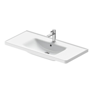 Duravit Möbelwaschtisch D-Neo 100,5x48cm, m HL, we., m ÜL, Hahnloch