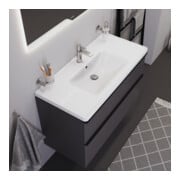 Duravit Möbelwaschtisch D-Neo 100,5x48cm, m HL, we., m ÜL, Hahnloch-2