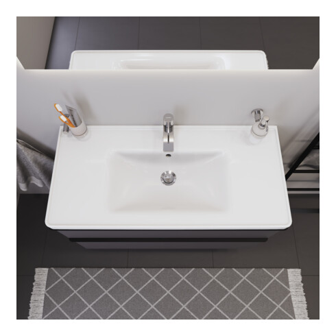 Duravit Möbelwaschtisch D-Neo 100,5x48cm, m HL, we., m ÜL, Hahnloch
