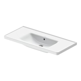 Duravit Möbelwaschtisch D-Neo 100,5x48cm, o HL, we., m ÜL, Hahnloch