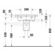 Duravit Möbelwaschtisch D-Neo 60x48cm, o. Hahnl., we., m ÜL, Hahnloch