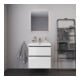 Duravit Möbelwaschtisch D-Neo 65x48cm, m Hahnl., we., m ÜL, Hahnloch