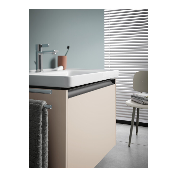 Duravit Möbelwaschtisch D-Neo 65x48cm, m Hahnl., we., m ÜL, Hahnloch