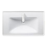 Duravit Möbelwaschtisch D-Neo 80x48cm, m Hahnl., we., m ÜL, Hahnloch-2
