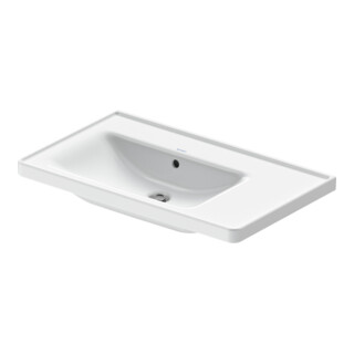 Duravit Möbelwaschtisch D-Neo 80x48cm, o HL, w, asy, B li, m ÜL, HLB