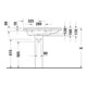 Duravit Möbelwaschtisch D-Neo 80x48cm, o HL, w, asy, B li, m ÜL, HLB