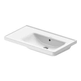 Duravit Möbelwaschtisch D-Neo 80x48cm, o HL, w, asy, B re, m ÜL, HLB