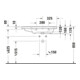 Duravit Möbelwaschtisch D-Neo 80x48cm, o HL, w, asy, B re, m ÜL, HLB