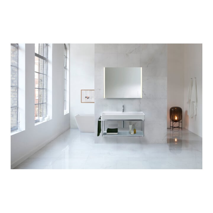 Duravit Möbelwaschtisch DuraSquare 100x47cm, o. ÜL, m HLB, we, 1 HL, weiß