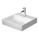 Duravit Möbelwaschtisch DuraSquare 50x47cm, o. ÜL, m HLB, o. Hahnloch, weiß-1