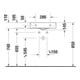 Duravit Möbelwaschtisch DuraSquare 50x47cm, o. ÜL, m HLB, o. Hahnloch, weiß