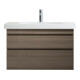 Duravit Möbelwaschtisch DuraStyle 100x48cm, we WG, m HL, ÜL, Hahnlochbank-1