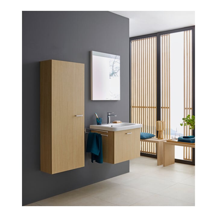 Duravit Möbelwaschtisch DuraStyle 65x48cm, we, m HL, ÜL, Hahnlochbank