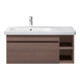Duravit Möbelwaschtisch DuraStyle 80x48cm, asy, B re, we, m HL, ÜL, HLB-3