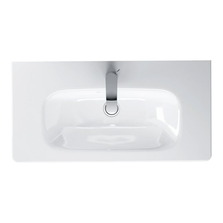 Duravit Möbelwaschtisch DuraStyle Compact 78,5x40cm, we, m HL, ÜL, Hahnlochbank