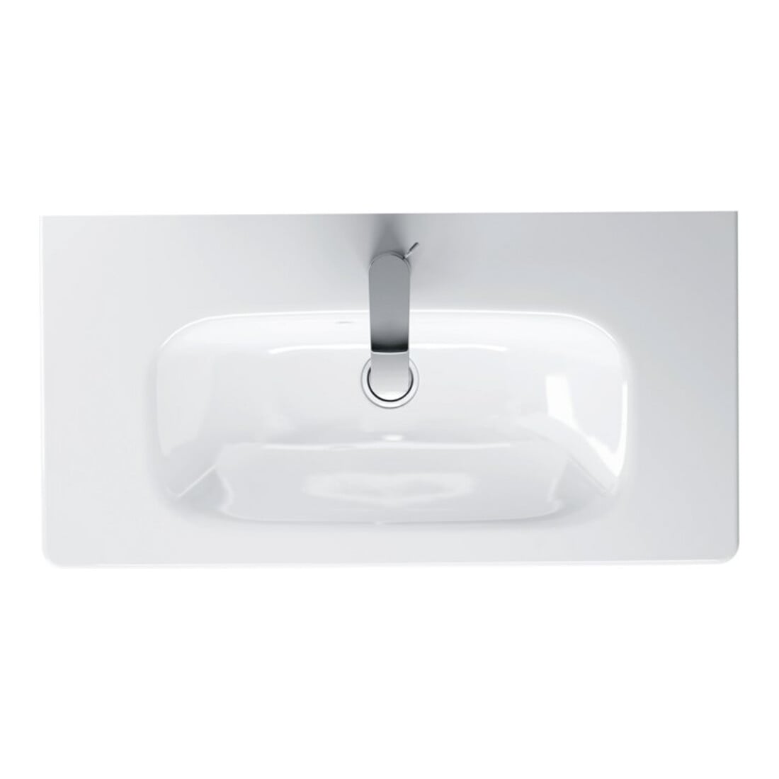 Duravit Möbelwaschtisch DuraStyle Compact 78,5x40cm, we, m HL, ÜL, Hahnlochbank