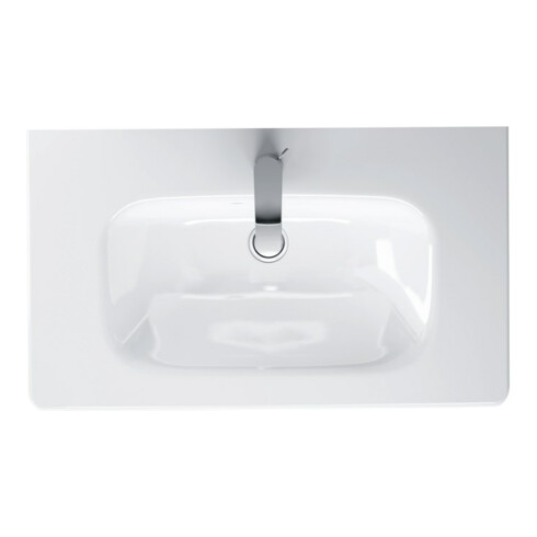 Duravit Möbelwaschtisch DuraStyle Compact 78,5x40cm, we WG, m HL, ÜL, Hahnlochbank