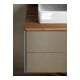 Duravit Möbelwaschtisch geschliffen DuraSquare 100x47cm, 2 HL, o. ÜL, m HLB, weiß