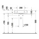 Duravit Möbelwaschtisch geschliffen DuraSquare 50x47cm, o. ÜL, m HLB, o. Hahnloch, weiß