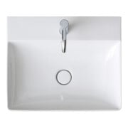 Duravit Möbelwaschtisch geschliffen DuraSquare 60x47cm, o. ÜL, m HLB, 1 Hahnloch, weiß