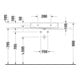 Duravit Möbelwaschtisch geschliffen DuraSquare 60x47cm, o. ÜL, m HLB, o. Hahnloch, weiß