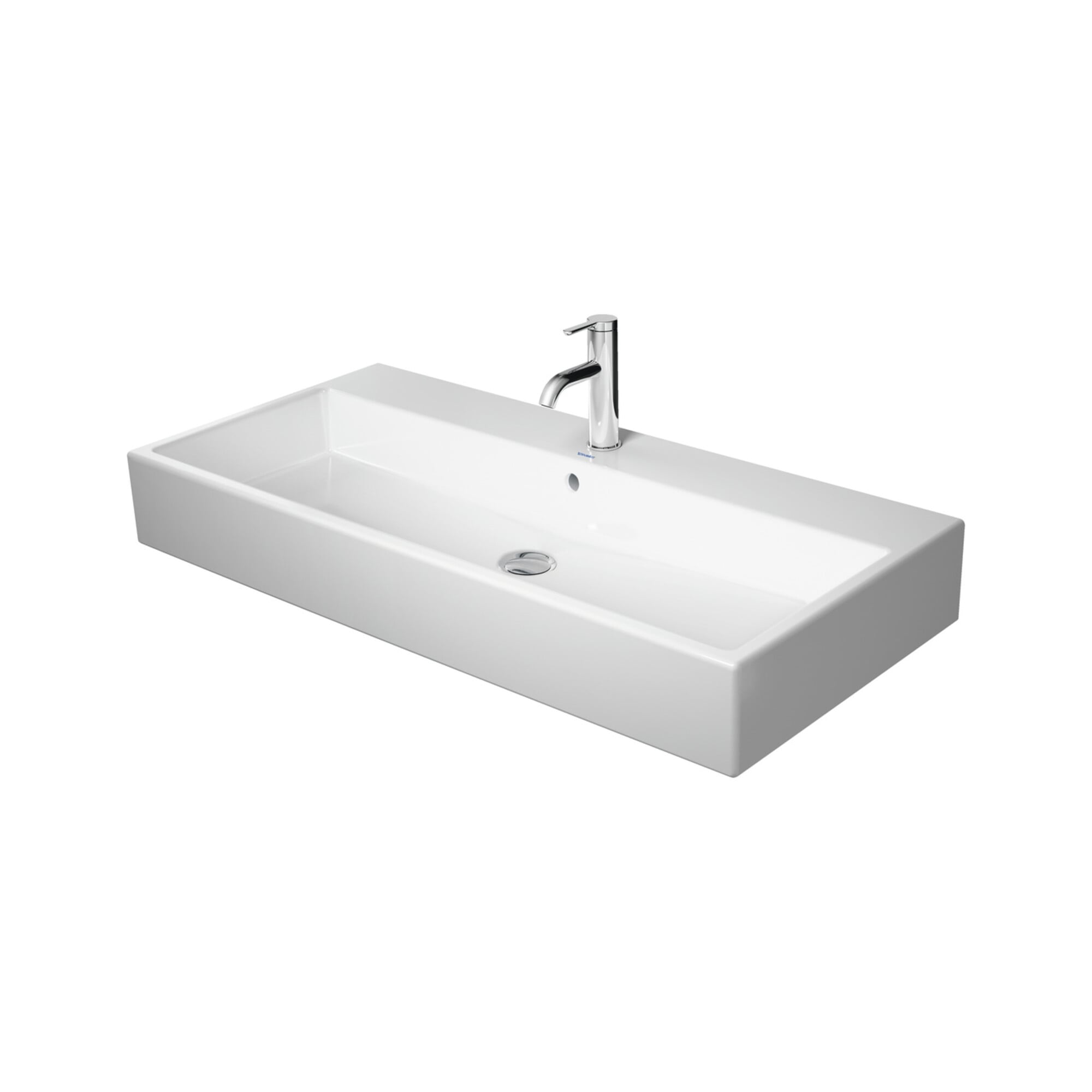 Duravit Möbelwaschtisch geschliffen Vero Air 100x47cm, we, m HL, ÜL, Hahnlochbank
