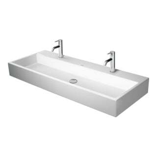 Duravit Möbelwaschtisch geschliffen Vero Air 120x47cm, we, m 2 HL, o. ÜL, m HLB