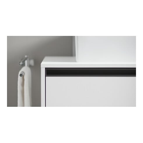 Duravit Möbelwaschtisch geschliffen Vero Air 50x47cm, we, m HL, ÜL, Hahnlochbank