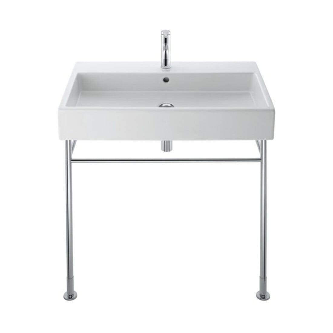 Duravit Möbelwaschtisch geschliffen Vero Air 60x47cm, we, m HL, ÜL, Hahnlochbank