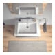Duravit Möbelwaschtisch geschliffen Vero Air 60x47cm, we, o. HL, m ÜL, Hahnlochbank-4