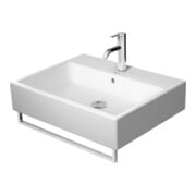 Duravit Möbelwaschtisch geschliffen Vero Air 60x47cm, we, o. HL, ÜL, mit Hahnlochbank-4