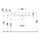 Duravit Möbelwaschtisch geschliffen Vero Air 70x47cm, we, o. HL, ÜL, mit Hahnlochbank-5